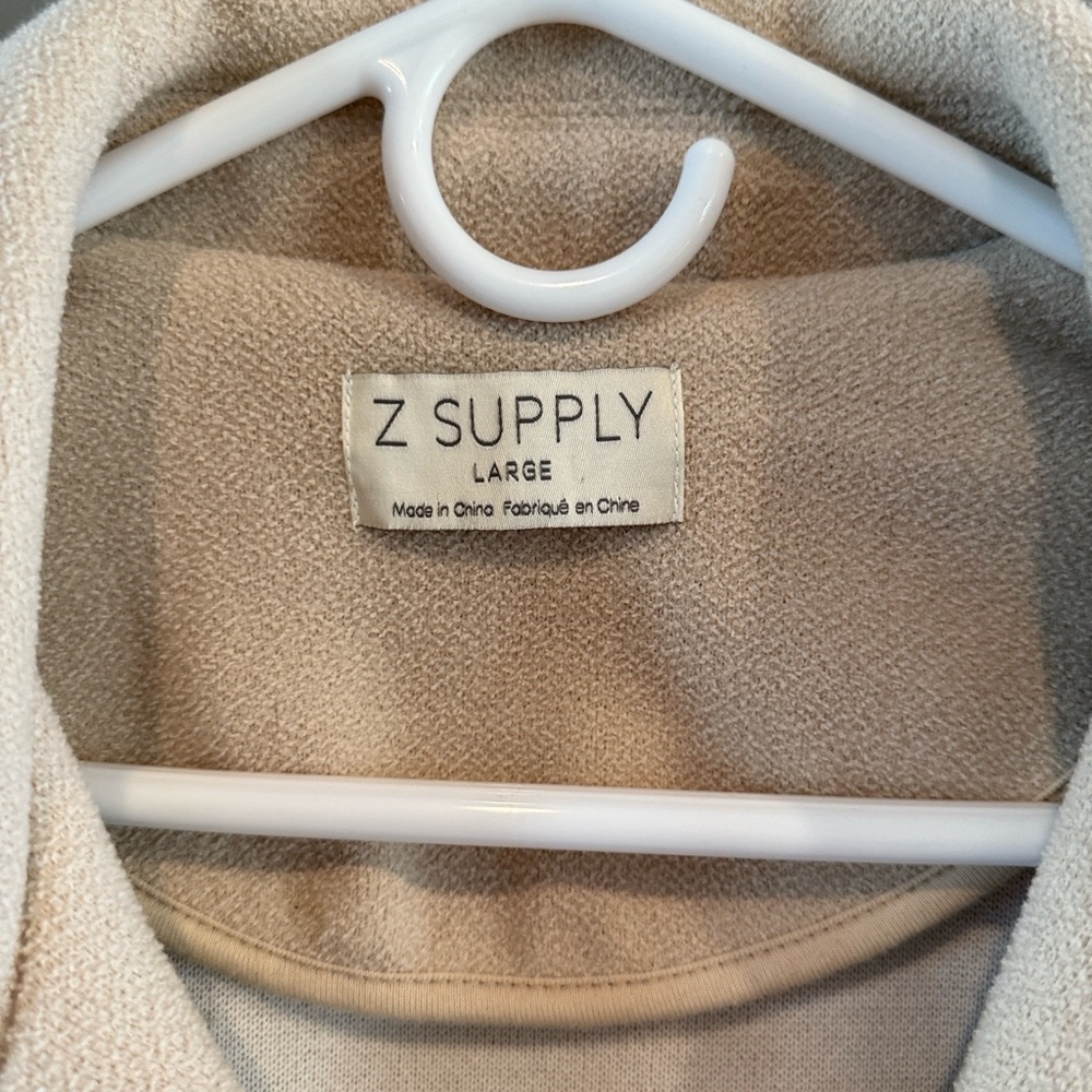 Z Supply Brandy Ecru Cream Knit Moto Jacket - Picture 13 of 13
